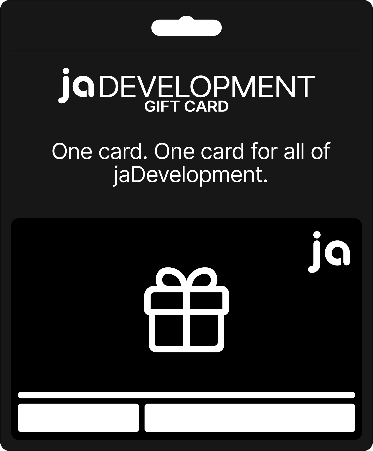 jaDevelopment Gift Card
