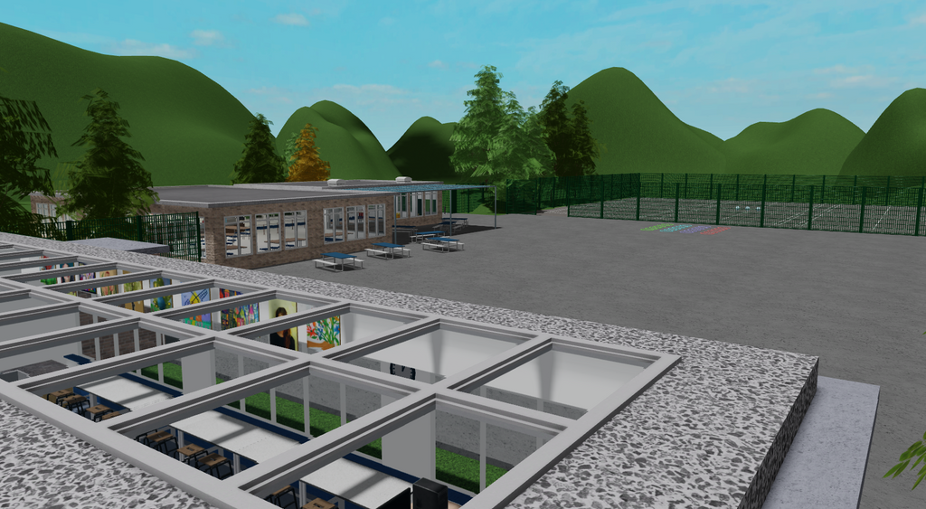 Traditional British School Campus