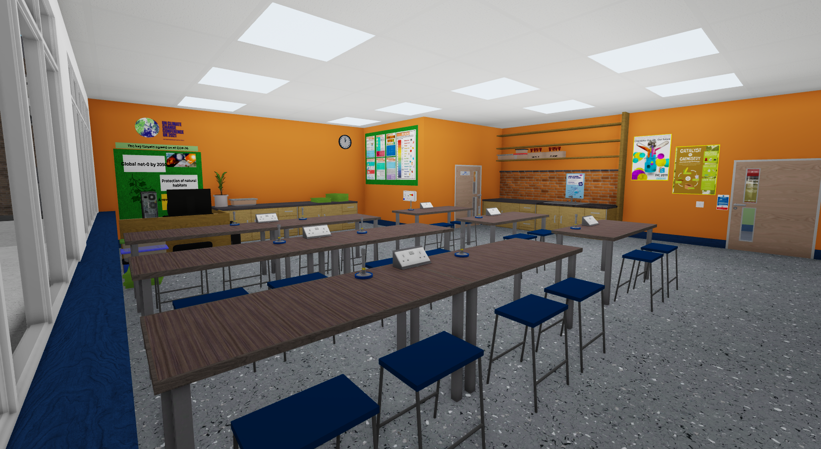Traditional British School Campus