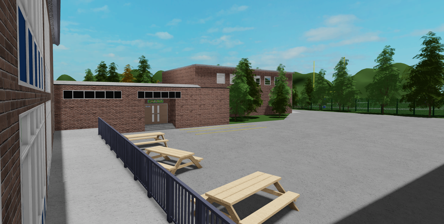 Traditional British School Campus